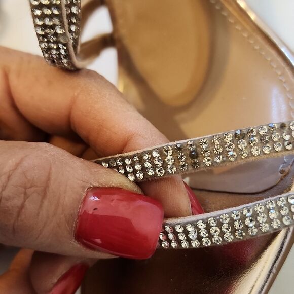Steve Madden gold Diamond heels size 9.5 - Picture 6 of 10